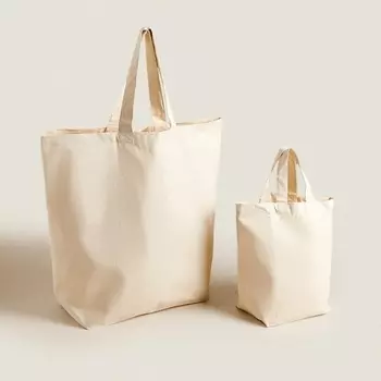 ZARA HOME Холщовая сумка