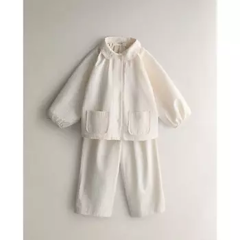 ZARA HOME Комплект пижамы из жатого хлопка с манжетами