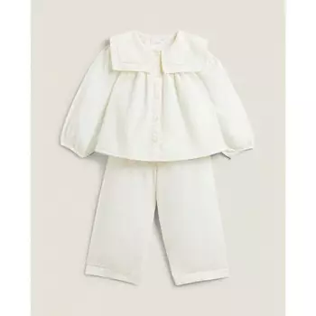 ZARA HOME Комплект пижамы с вышитым воротником