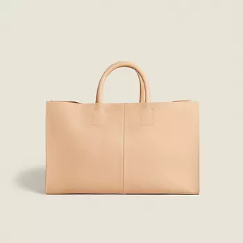 ZARA HOME Кожаная сумка-тоут