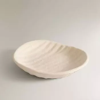 ZARA HOME Круглая керамическая мыльница