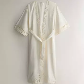 ZARA HOME Кружевной халат