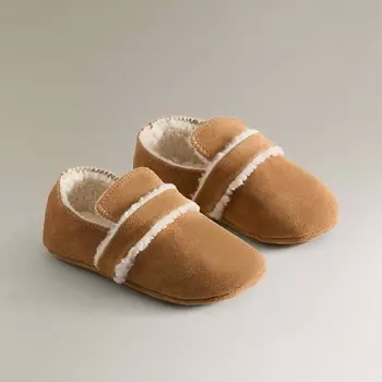 ZARA HOME Лоферы из искусственной овчины 1.0