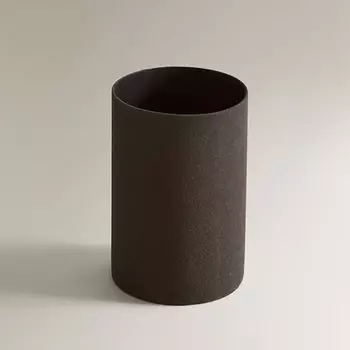 ZARA HOME Металлический стакан для зубных щеток с матовым покрытием