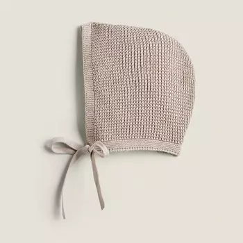 ZARA HOME Мини-чепчик для ребенка вафельной вязки