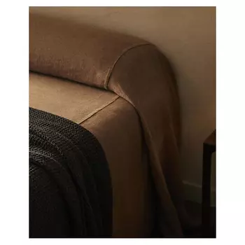 ZARA HOME Мини покрывало из хлопка с текстурой вафля 180 x 250 см