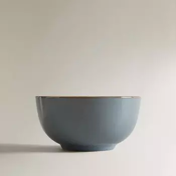ZARA HOME Миска с контрастным ободком 15 x 7.5 x 15
