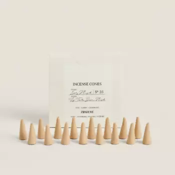 ZARA HOME Набор ароматических свечей Ivory musk scented incense cones 200.0