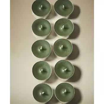 ZARA HOME Набор чайных свечей с ароматом basilicum 170.0