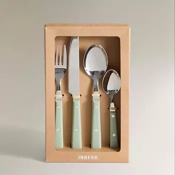 ZARA HOME Набор столовых приборов с пастельной ручкой