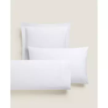 ZARA HOME Наволочка из хлопкового перкаля 200 нитей 45 x 110