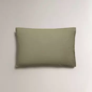 ZARA HOME Наволочка из хлопкового перкаля 200 нитей 45 x 155
