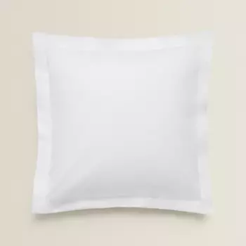ZARA HOME Наволочка из хлопкового перкаля 500 нитей 50 x 75