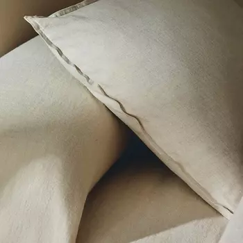 ZARA HOME Наволочка из стираного льна 160 гxм 45 x 155