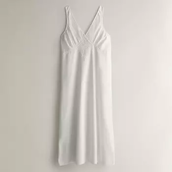 ZARA HOME Ночная рубашка из хлопка с вышивкой