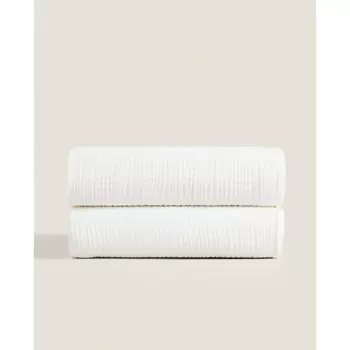 ZARA HOME Плед из хлопкового муслина 140 x 190