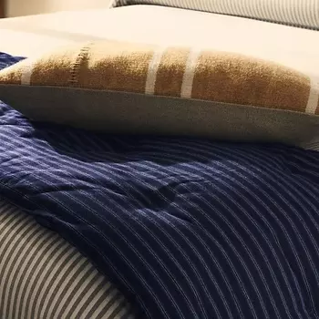 ZARA HOME Пододеяльник в узкие полоски 240 x 220