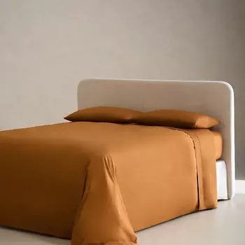 ZARA HOME Притачная простыня из хлопкового перкаля 300 нитей 160 x 200 x 30