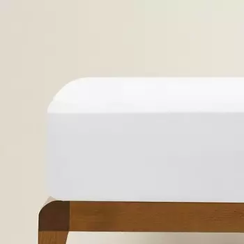 ZARA HOME Притачная простыня из хлопкового перкаля 300 нитей 200 x 200 x 30