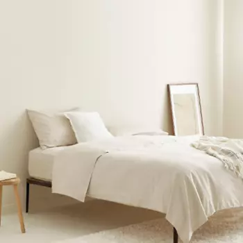 ZARA HOME Простынь 300 нитей сатиновая притачная 160 x 200 x 40