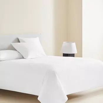 ZARA HOME Простыня 400 нитей сатиновый плоский лист с отделкой 270 x 280
