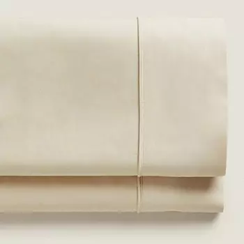 ZARA HOME Простыня хлопково-перкаль плоский лист 270 x 280