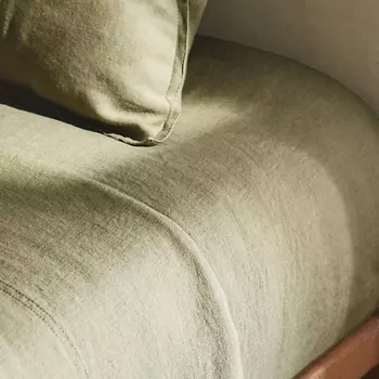 ZARA HOME Простыня на подгонке 140 гxм из льна 90 x 200 x 30