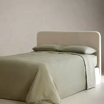 ZARA HOME Простыня на подгонке 140 гxм из льна 140 x 200 x 30