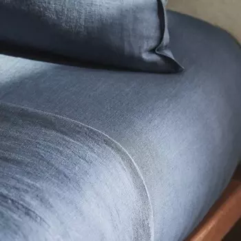 ZARA HOME Простыня на подгонке 140 гxм из льна 140 x 200 x 30