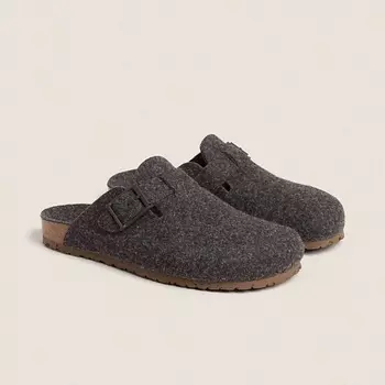 ZARA HOME Сабо из фетра с пряжкой