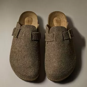 ZARA HOME Сабо из фетра с пряжкой