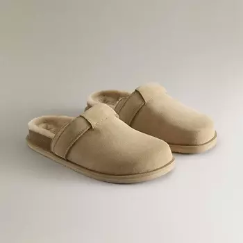 ZARA HOME Сабо утепленные из кожи