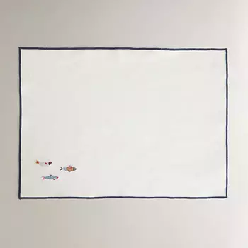 ZARA HOME Салфетка на стол Fish 35 x 50