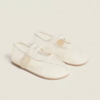 ZARA HOME Сетчатые балетки на плоской подошве