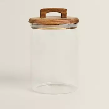 ZARA HOME Широкая банка для хранения 13.3 x 21.6 x 13.3