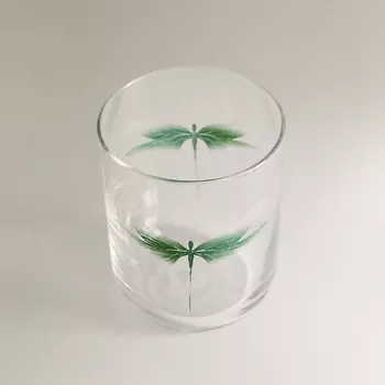 ZARA HOME Стакан с дизайном "Стрекоза"