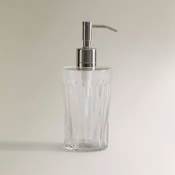 ZARA HOME Стеклянный дозатор для жидкого мыла