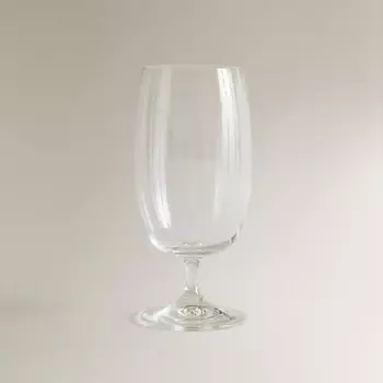 ZARA HOME Стеклянный пивной бокал на ножке