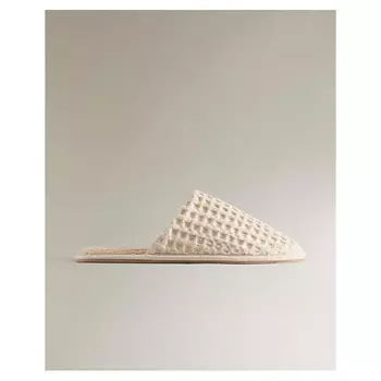 ZARA HOME Тапочки из вафельной вязки