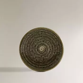 ZARA HOME Тарелка со спиральным узором 11.5 x 2 x 11.5