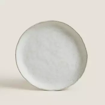ZARA HOME Текстурированная обеденная тарелка 25.8 x 3.2 x 25.8