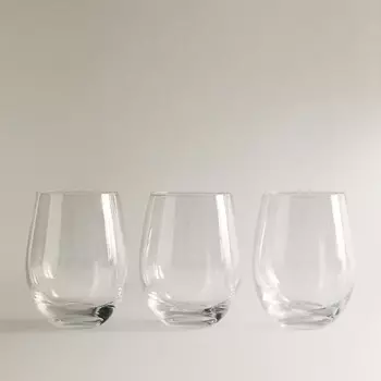 ZARA HOME Упаковка стеклянных стаканов округлой формы
