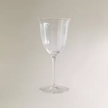 ZARA HOME Высокий бокал из волнистого стекла