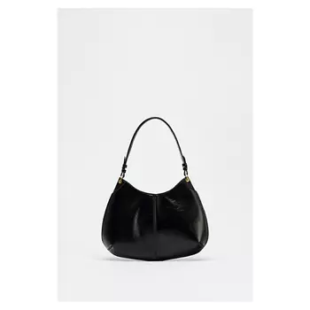 ZARA Сумка овальной формы с плечевым ремнем