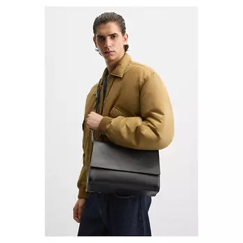 ZARA Сумка с плечевым ремнем и клапаном