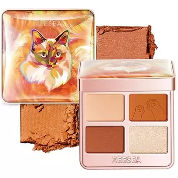ZEESEA Тени для век Tipsy Kitty Eyeshadow Quad