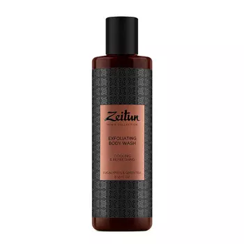 ZEITUN Освежающий гель-скраб для душа для мужчин с эвкалиптом и зеленым чаем Men's Collection. Exfoliating Body Wash