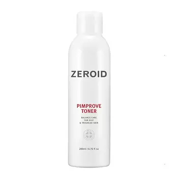 ZEROID Деликатно очищающий тоник для проблемной, склонной к жирности кожи Pimprove