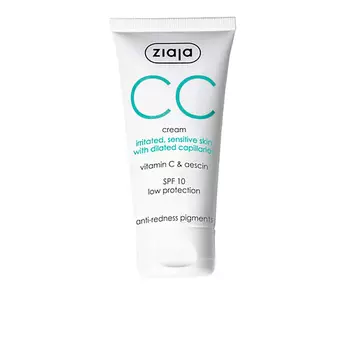 ZIAJA CC CREAM корректирующий крем для раздраженной и чувствительной кожи