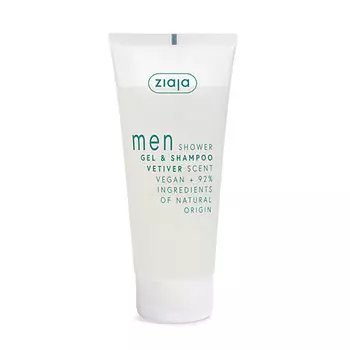 ZIAJA Гель для душа и шампунь 2-в-1 Vetiver